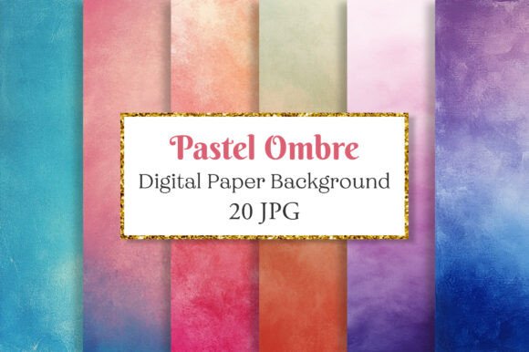 Download Pastel Ombre Scrapbook Background Papers - Scrapbook background Collection
