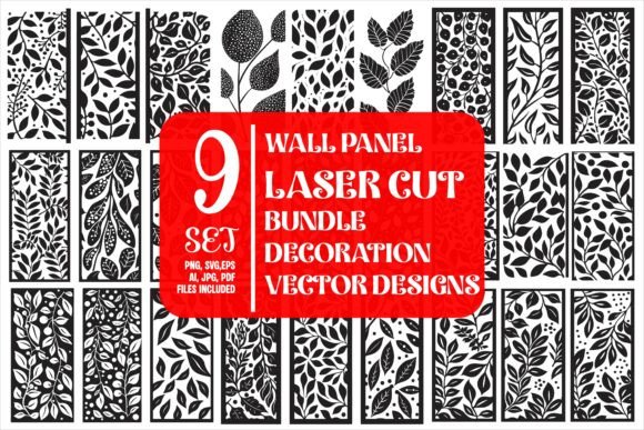 Download Wall Panel Laser Cut Design Vector - Premium Resources