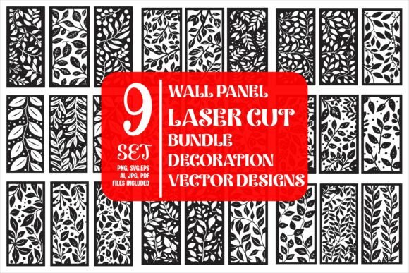 Download Wall Panel Laser Cut Design Vector - Premium Resources
