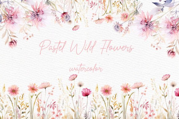 Download Wild Floral Clipart Watercolor Flowers - Watercolor flowers Collection