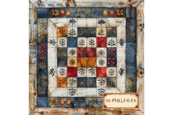 Download Winter Quilt Scrapbook Background Paper - Scrapbook background Collection