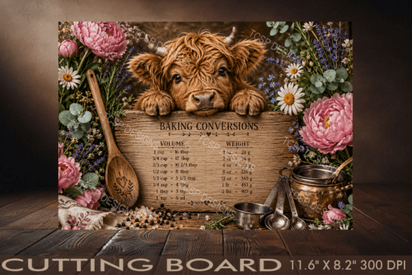 Download Highland Cow Conversions Cutting Board - Cutting Collection