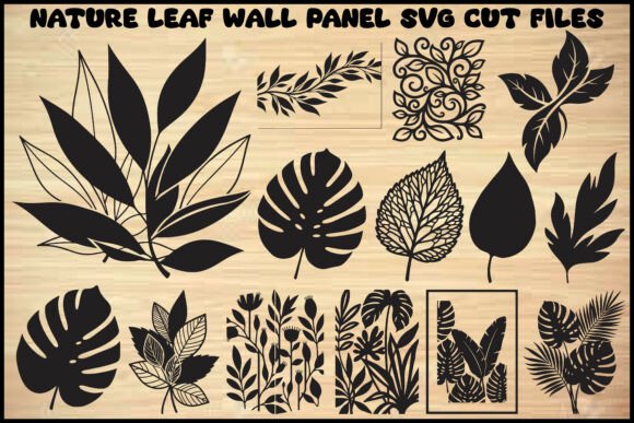 Download Nature Leaf Wall Panel SVG Bundle - Premium Resources